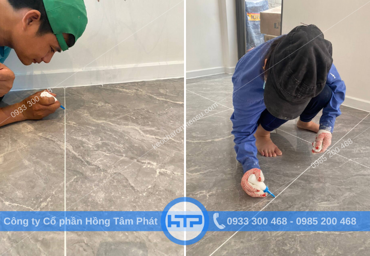 Thi công chà ron men sứ tại Phú Nhuận