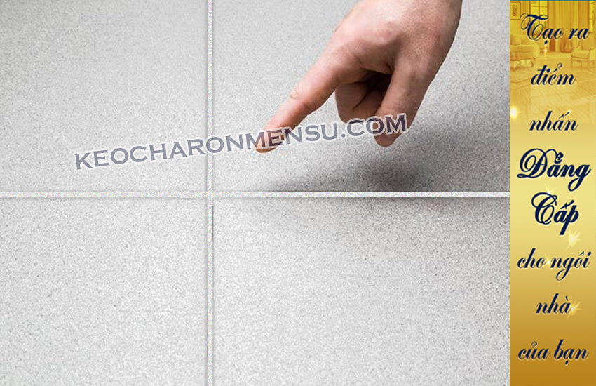 Pha keo chà ron theo màu gạch
