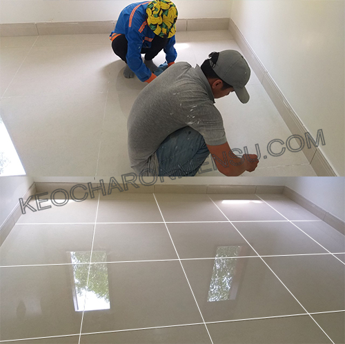 Pha màu keo men sứ Hàn Quốc