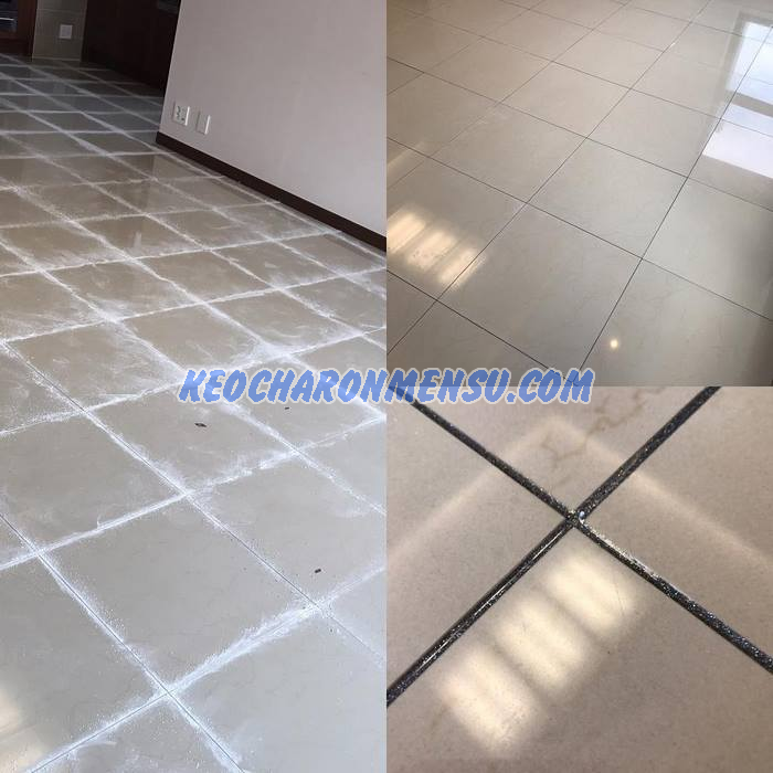 chống thấm bằng thi công keo men sứ 